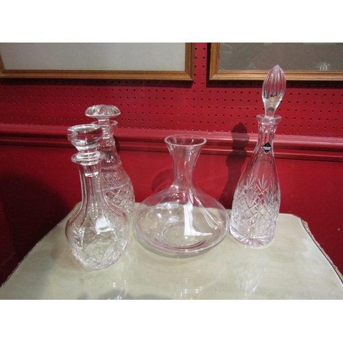 4107 - A collection of glassware to include Edinburgh crystal decanter, an 