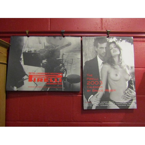 4164 - Two large Pirelli calenders, Peter Lindbergh's Hollywood 2002 and The Pirelli 2003 Calendar by Bruce... 