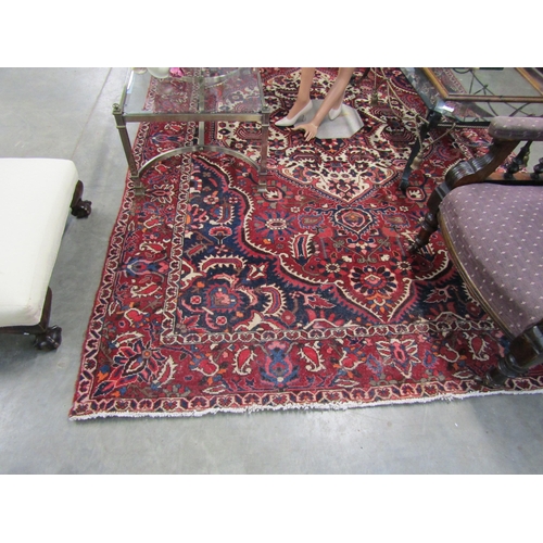 2273 - A red and blue lounge rug 203 x 310cm