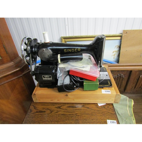 2300 - An electric Singer sewing machine