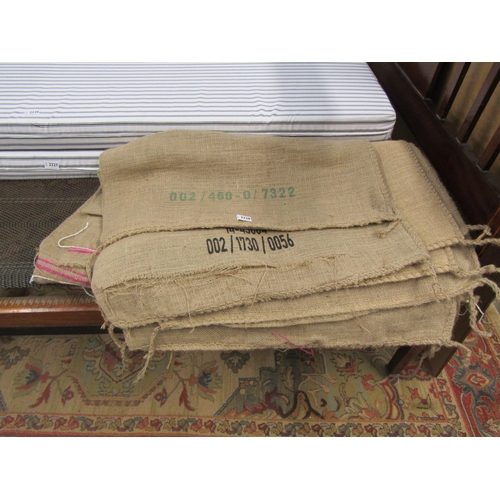 2328 - A bundle of hessian sacks