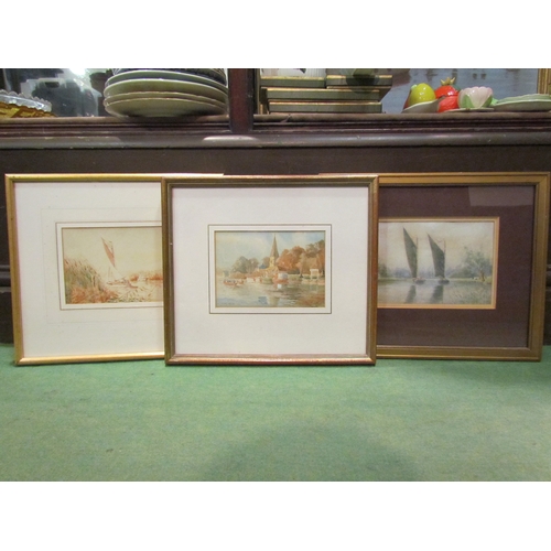 4283 - WILLIAM LESLIE RACKHAM (1864-1944): Three framed and glazed watercolours, 