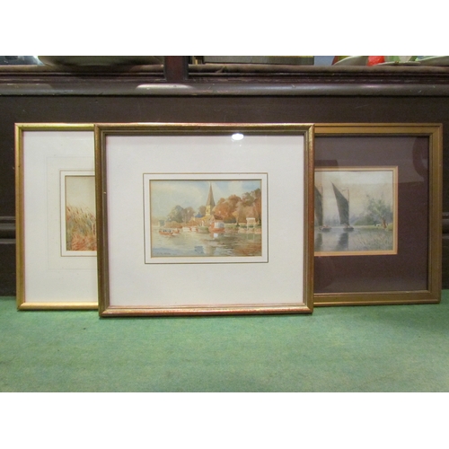 4283 - WILLIAM LESLIE RACKHAM (1864-1944): Three framed and glazed watercolours, 