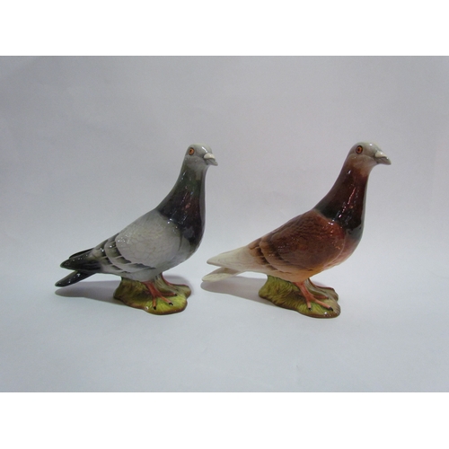 4287 - Two Beswick pigeon figurines, in different colours, model no. 1383