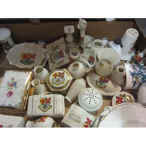 4454 - A box containing mainly crested ware, some Felixstowe         (E) £20-30