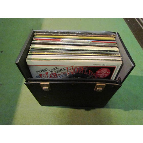 4256 - A box of vinyl LP's including War of the Worlds, ABBA, Cat Stevens, Roy Orbison etc.