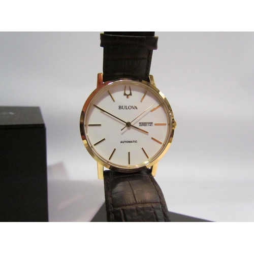 4409 - A Bulova gents automatic wristwatch, boxed     (R) £40