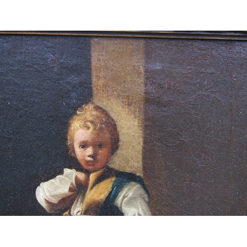 6003 - An early 19th Century oil on canvas of a young boy after an original by Bartolomeo Schedoni (1578-16... 