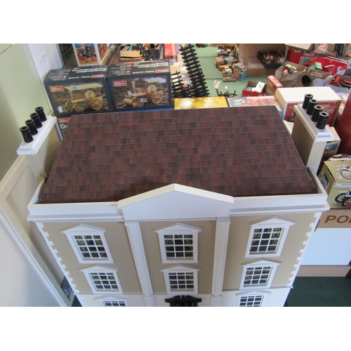 1089 - 'Montgomery Hall'- A large kit built dolls house by The Dolls House Emporium in the form of a three ... 