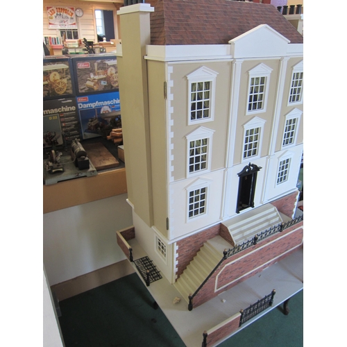 1089 - 'Montgomery Hall'- A large kit built dolls house by The Dolls House Emporium in the form of a three ... 