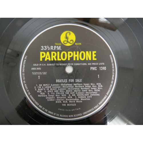 1373 - THE BEATLES: 'Beatles For Sale' LP, original UK mono pressing, black and yellow Parlophone labels (P... 