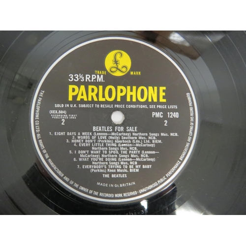 1373 - THE BEATLES: 'Beatles For Sale' LP, original UK mono pressing, black and yellow Parlophone labels (P... 