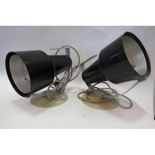 1381 - A pair of Phillips retro spot lamps