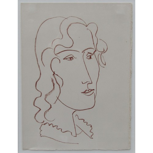 6099 - A framed and glazed lithograph, Henri Matisse 1869-1954 - Florilege des Amours de Ronsard, 1948 on J... 