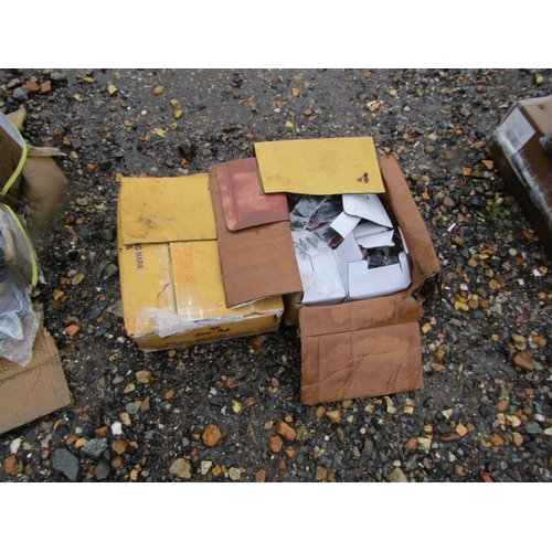 3228 - Two boxes of unused latches etc