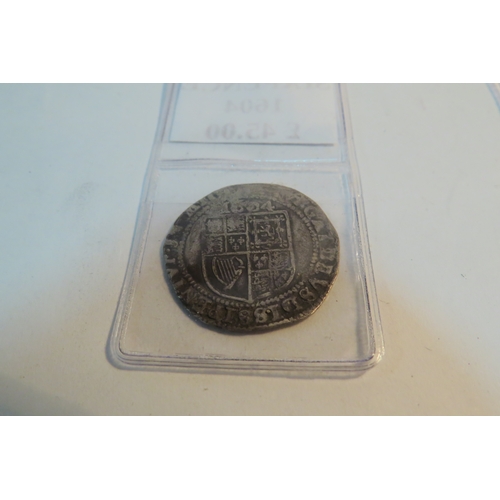 1322 - A James I sixpence and an Iceni silver unit