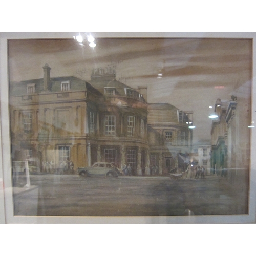 1060 - WALTER MONCKTON KEESEY (XIX-XX): A watercolour 'Montpellier', framed and glazed, 29cm x 38cm