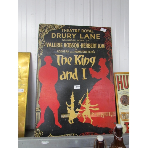 2173 - The King and I advert, Theatre Royal Drury lane