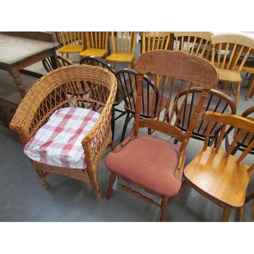 2202 - A wicker conservatory chair