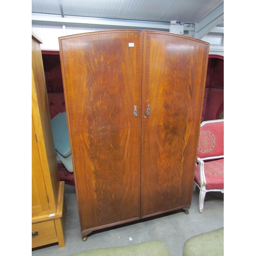 2251 - A mahogany two door wardrobe by Vesper         (E) £10-20