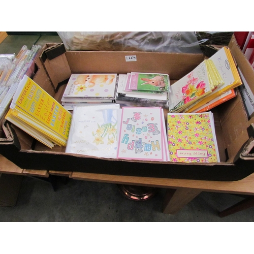 2274 - A box of ex-shop stock of Easter Cards           (R) £10