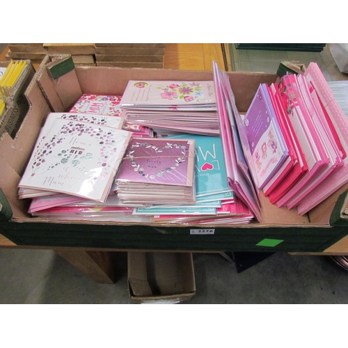 2276 - A box of ex-shop stock Mothers day cards           (R) £10