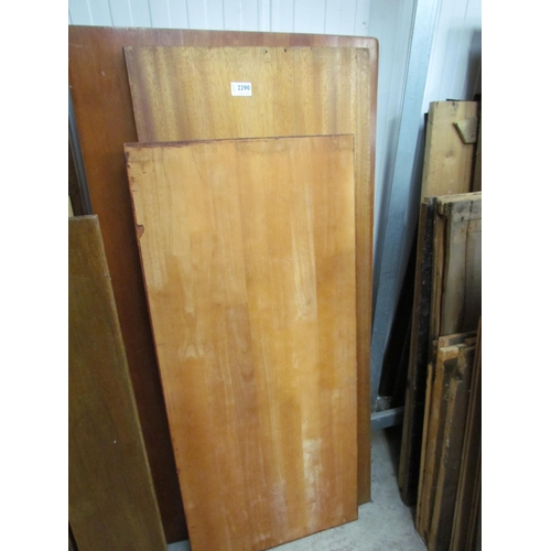 2290 - Three sections of hardwood