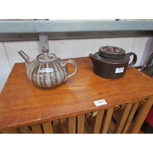 2310 - Two 1970's teapots