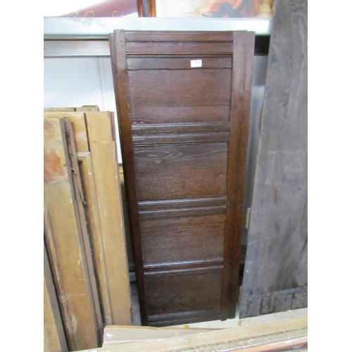 2320 - Two sections of 18th Century oak panelling 51 x 141        (E) £40-60