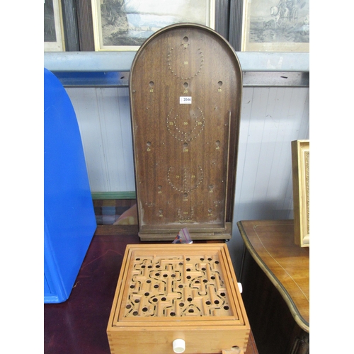 2046 - A Bagatelle board a balance board game