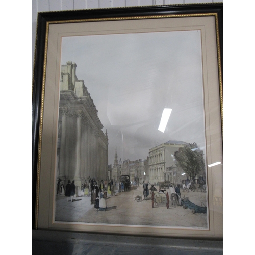 2067 - Three black and gold framed prints of 18th century London