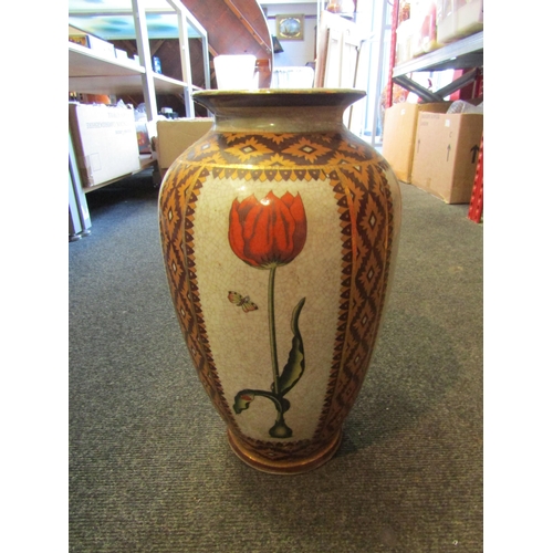 1213 - A box of mixed ceramics including a vase with tulip design  (E)  £10-20