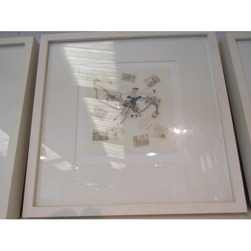 1368 - LIZZI STEVENS (XX-XXI): A set of three mixed media works of fairies, framed and glazed, pencil signe... 