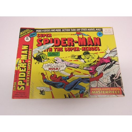 5004 - Marvel Comics Group 'Super Spider-Man With The Super-Heroes' #'s 158, 159, 161-177, 179-194 (1976) (... 