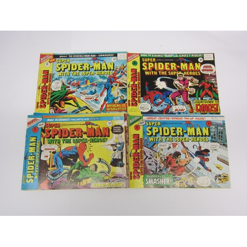 5004 - Marvel Comics Group 'Super Spider-Man With The Super-Heroes' #'s 158, 159, 161-177, 179-194 (1976) (... 