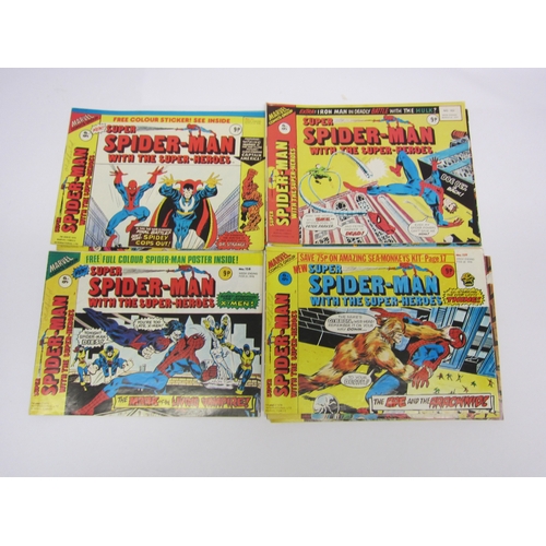 5004 - Marvel Comics Group 'Super Spider-Man With The Super-Heroes' #'s 158, 159, 161-177, 179-194 (1976) (... 