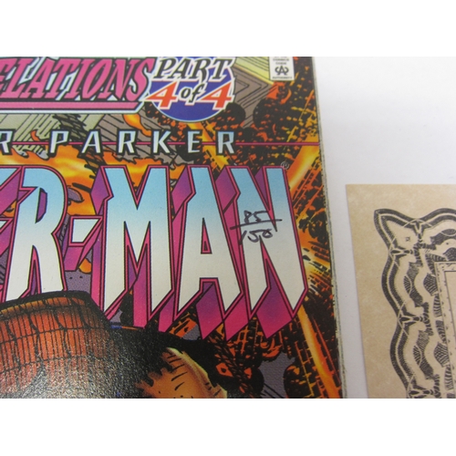 5019 - Marvel Comics 'Peter Parker: Spider-Man' #75 double sized 75th issue, cover hand signed by Scott Han... 