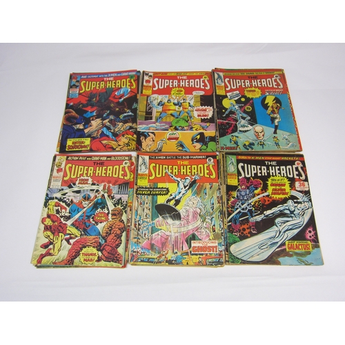 5022 - Marvel Comics Group 'The Super-Heroes' #'s 1-6, 11, 12, 16, 18, 19, 21-25, 28, 30-49 (1975-1976), 'T... 