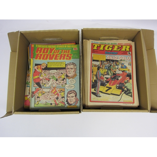 5029 - A collection of 'Tiger', 'Tiger & Scorcher' and 'Roy Of The Rovers' comics c.1975-1990 (approx. 250)... 