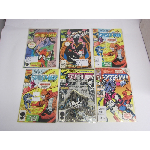 5035 - Marvel Comics 'Web Of Spider-Man' #'s 1-4, 6, 9, 12, 14, 16, 17, 19, 20, 22-26, 28, 29, 31, 32, 36-3... 