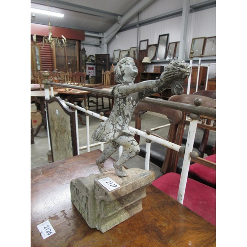 2127 - A 19th Century spelter figure