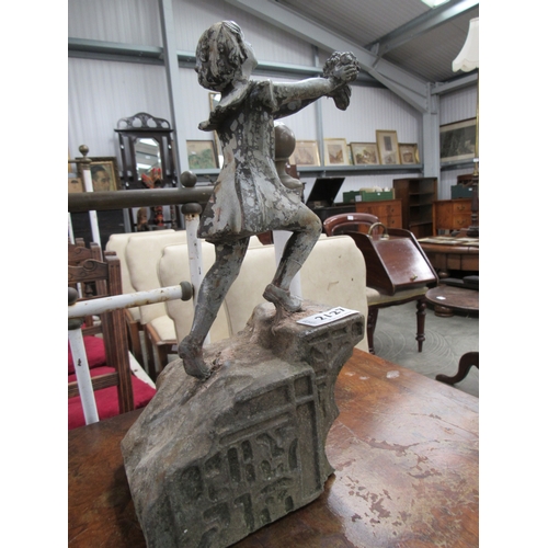 2127 - A 19th Century spelter figure