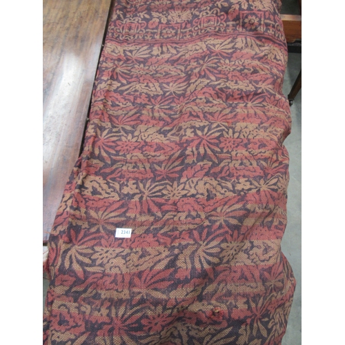 2341 - A red and black rug