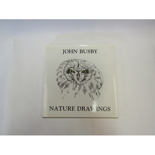 1475 - A limited edition single volume, 'John Busby Nature Drawings', signed by the artist to limitation pa... 