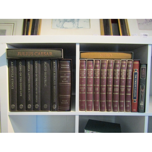 1493 - Folio Society, nineteen volumes mainly ancient Rome, Philosopher's of the Ancient World etc., includ... 