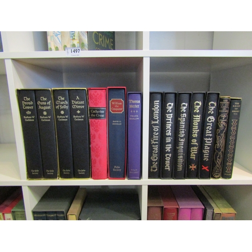 1499 - Folio Society, 14 volumes history including Catherine the Great, William the Conqueror, Barbara W. T... 