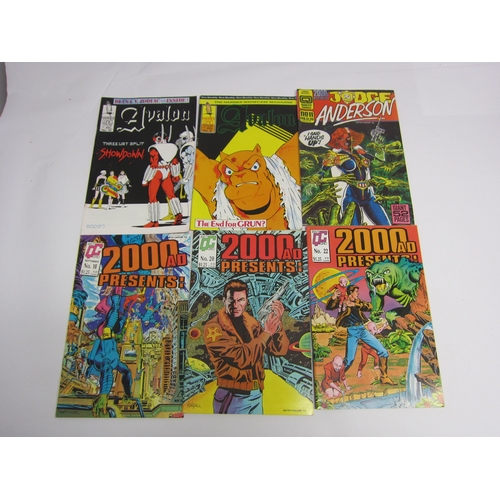 5050 - A collection of mixed comic books including Quality Comics 'Judge Dredd', '2000AD Presents', 'Sam Sl... 