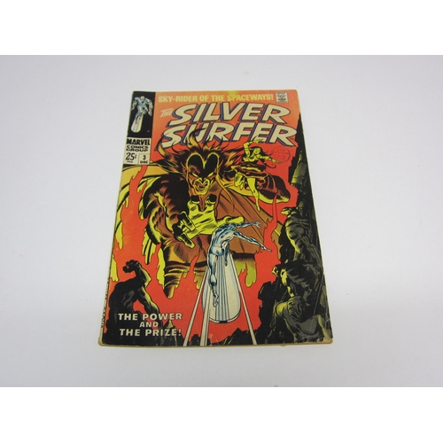 5062 - Silver Age- Marvel Comics Group 'Silver Surfer' #'s 2, 3, 11, 13 (1968-1970) featuring first appeara... 