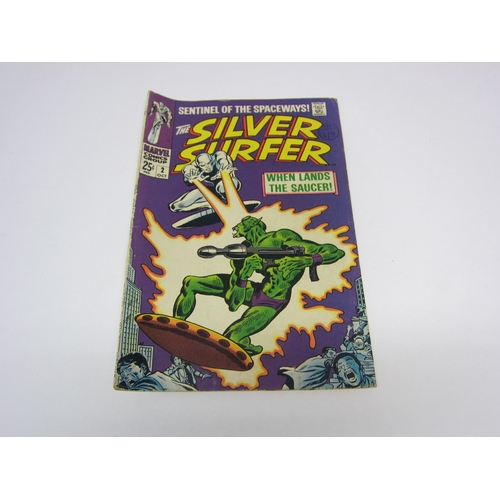 5062 - Silver Age- Marvel Comics Group 'Silver Surfer' #'s 2, 3, 11, 13 (1968-1970) featuring first appeara... 