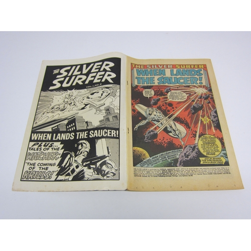 5062 - Silver Age- Marvel Comics Group 'Silver Surfer' #'s 2, 3, 11, 13 (1968-1970) featuring first appeara... 